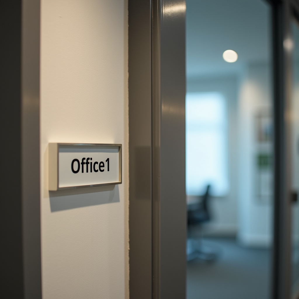 86f52a0c e76a 43cd b82b f2e67d018a32 neuroflash a photo of a sign on a door in an office with the 1739287523