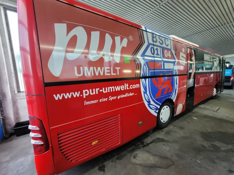 Großformatdruck bus